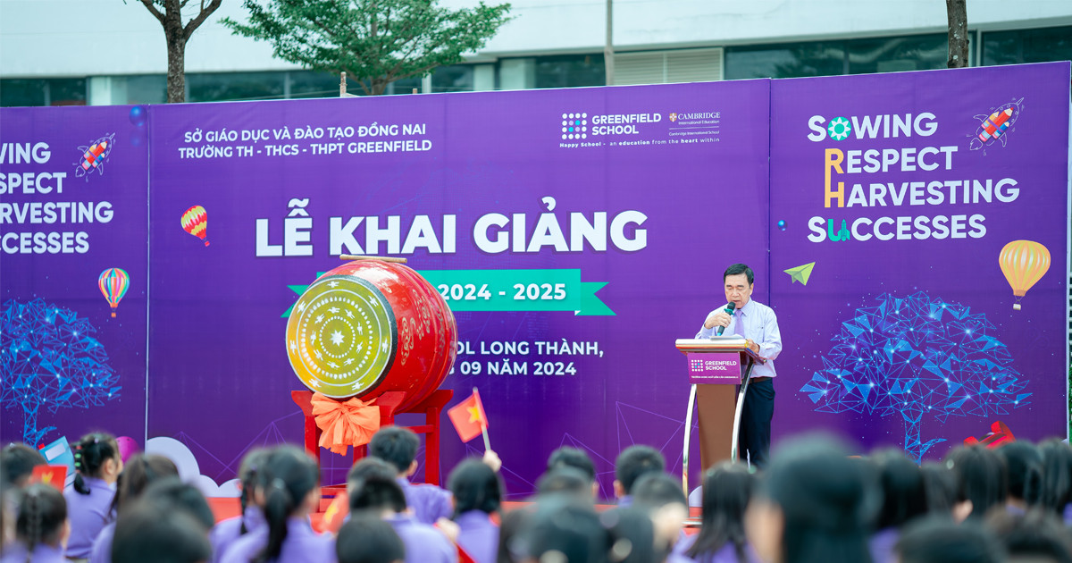 Greenfield School khai giảng năm học 2024 - 2025: Sowing respect, harvesting successes