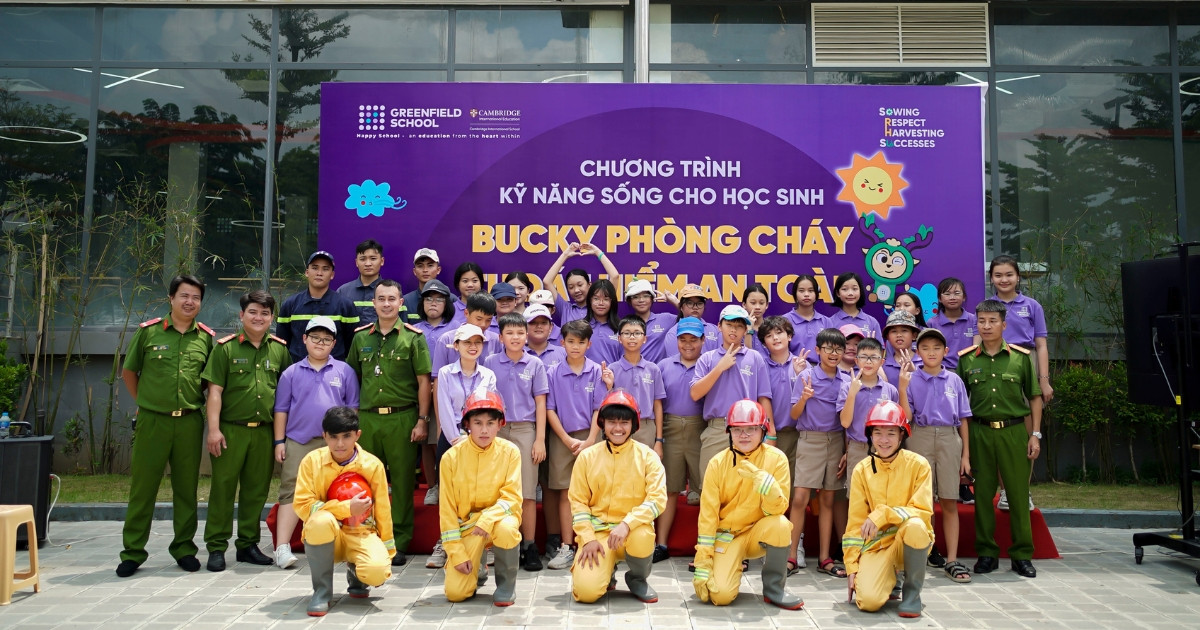 Học sinh GFC tích cực tham gia Workshop PCCC: Bucky phòng cháy - Thoát hiểm an toàn