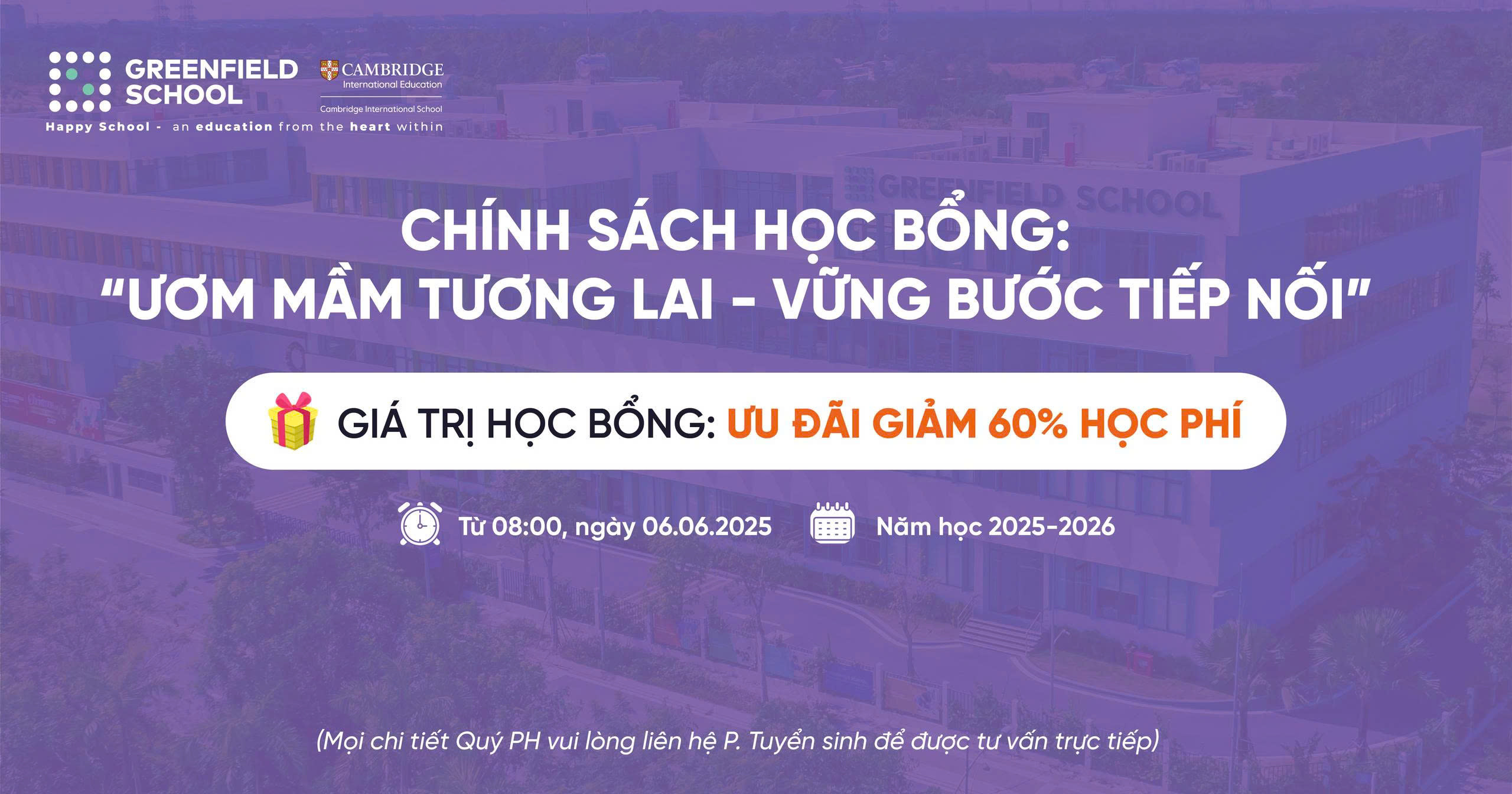 Chương trình học bổng "Ươm Mầm Tương Lai - Vững Bước Tiếp Nối" dành cho con em cán bộ, chiến sĩ Quân đội nhân dân Việt Nam