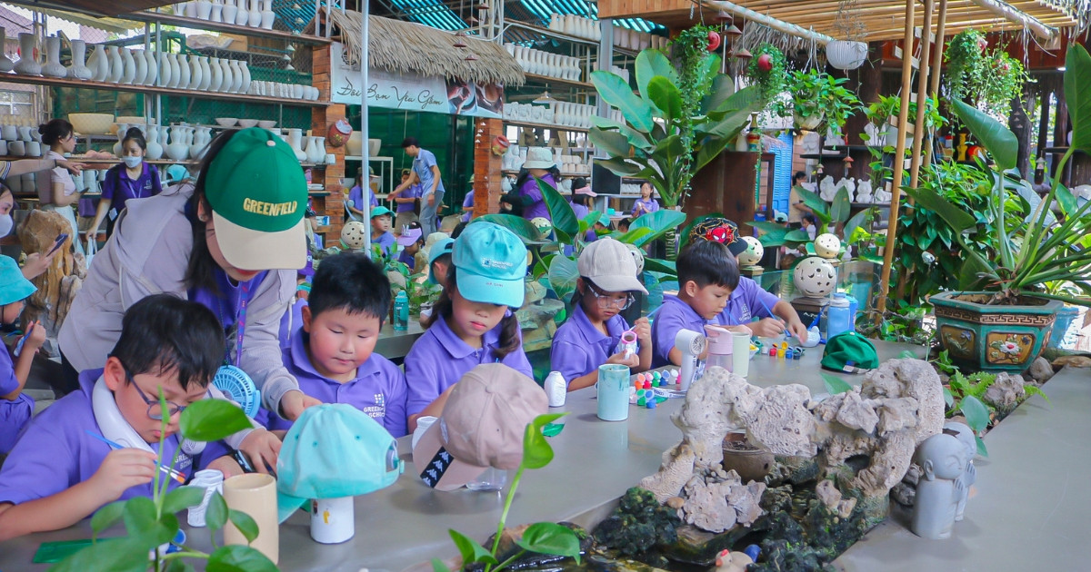 Dã ngoại khối 1, 2, 3: Khám phá thế giới gốm tại Làng gốm Trường Thạnh