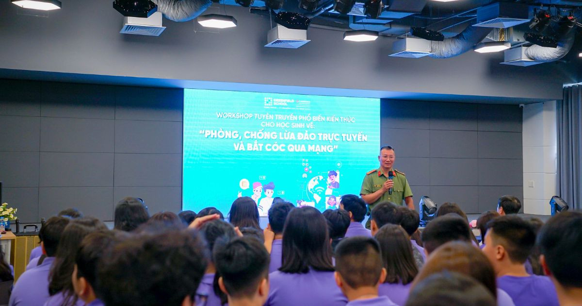 Workshop "Phòng chống lừa đảo và bắt cóc qua mạng": Thiết lập lá chắn an toàn cho học sinh thời đại số