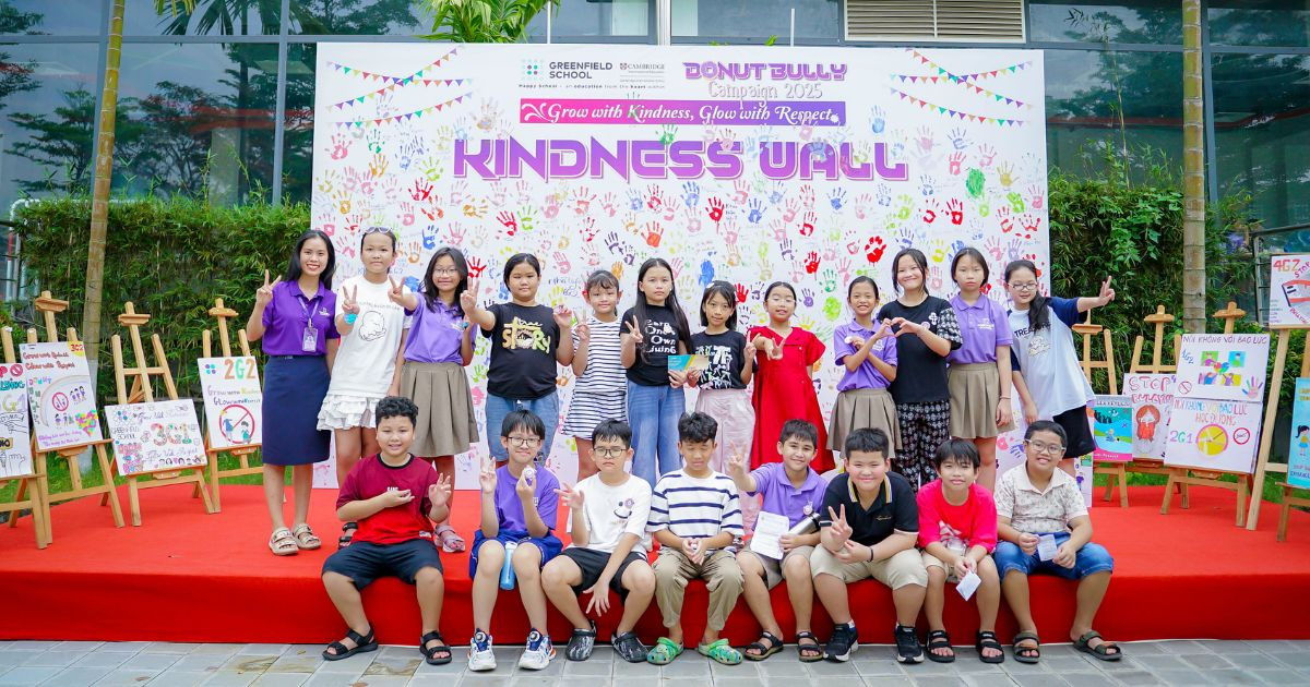 Lan tỏa thông điệp tôn trọng sự khác biệt để tự tin tỏa sáng với chiến dịch Donut Bully 2025 tại Greenfield School