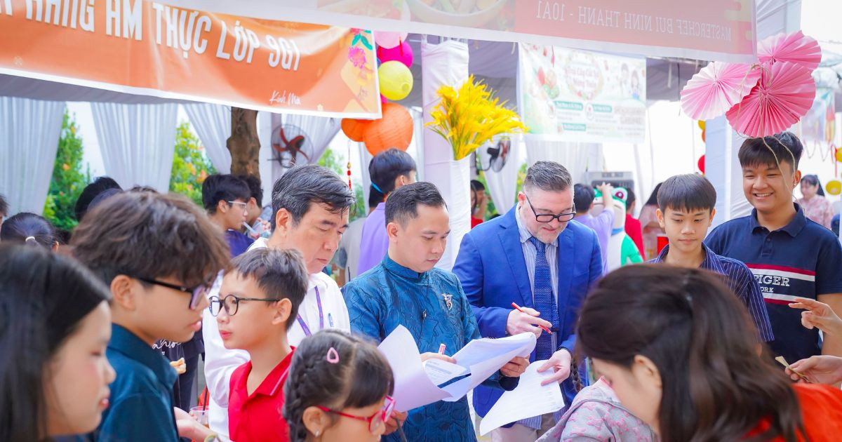 Rộn ràng Hội chợ & Hội trại Tết Nhân Ái 2026 tại Greenfield School