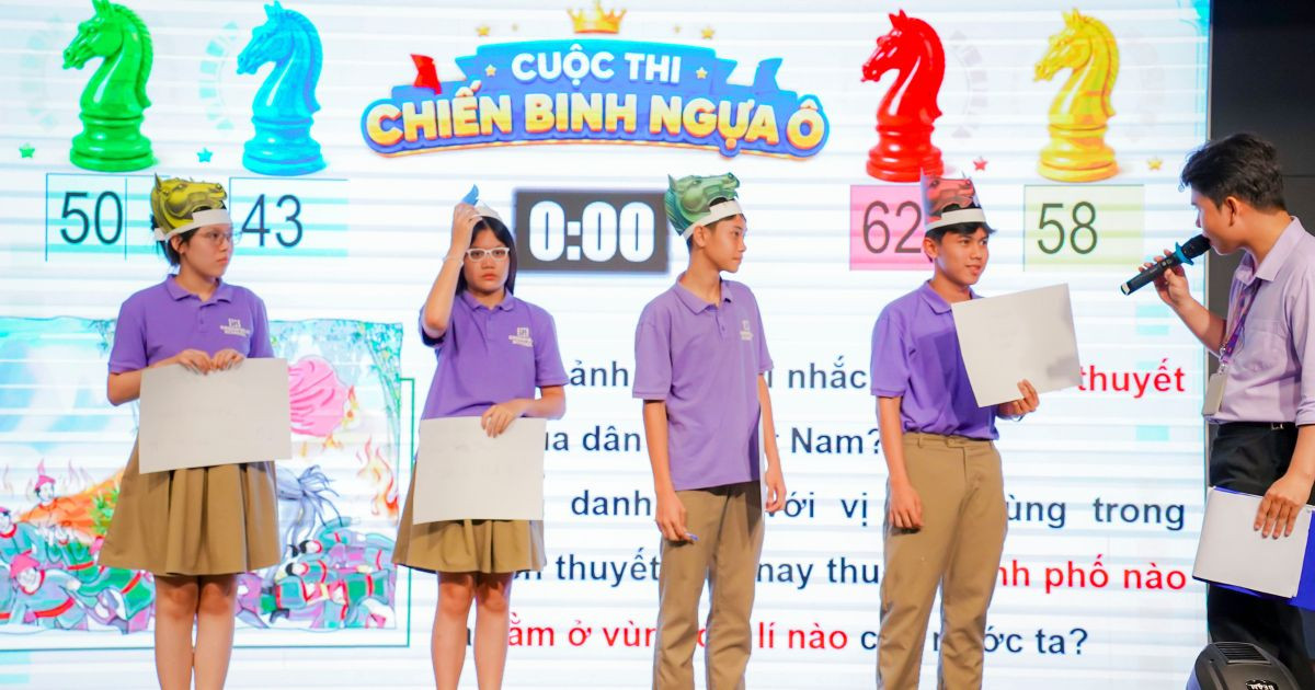 Cuộc thi "Chiến binh ngựa ô": Học sinh Trung học tranh tài kiến thức liên môn Văn - Sử - Địa