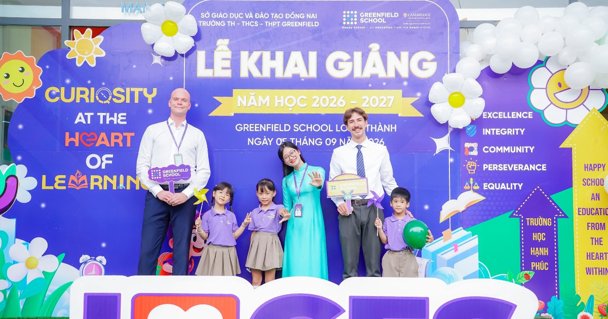 Lễ Khai Giảng Greenfield School: Trọn niềm hân hoan đón chào năm học mới